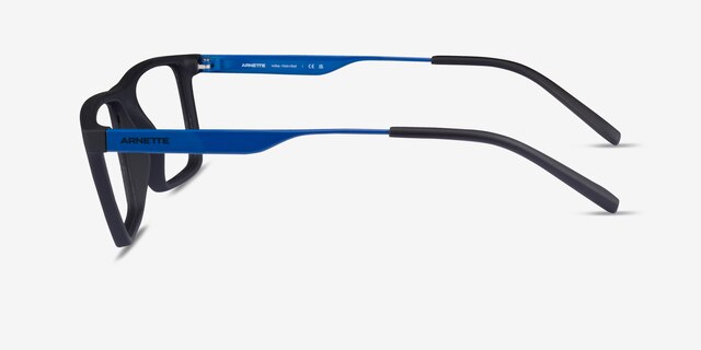 ARNETTE Rangiroa Black Blue PlasticEyeglass Frames from EyeBuyDirect, Side View