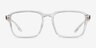 ARNETTE Marigny Clear PlasticEyeglass Frames from EyeBuyDirect, Front View