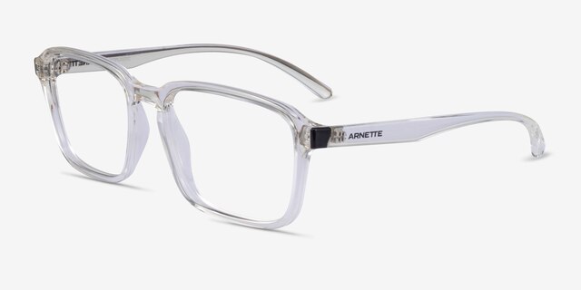 ARNETTE Marigny Clear PlasticEyeglass Frames from EyeBuyDirect, Angle View