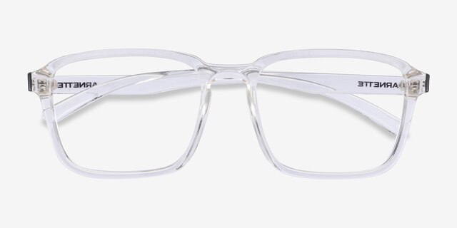 ARNETTE Marigny Clear PlasticEyeglass Frames from EyeBuyDirect, Closed View