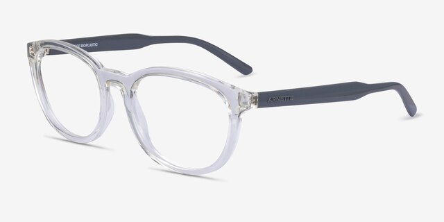 ARNETTE Varney Clear Gray PlasticEyeglass Frames from EyeBuyDirect, Angle View