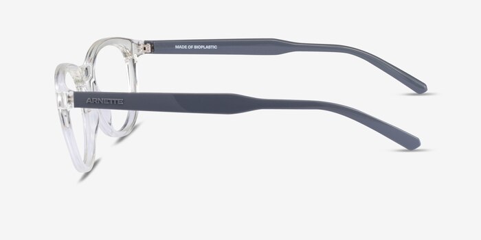 ARNETTE Varney Clear Gray Plastic Eyeglass Frames from EyeBuyDirect