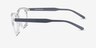 ARNETTE Varney Clear Gray PlasticEyeglass Frames from EyeBuyDirect, Side View