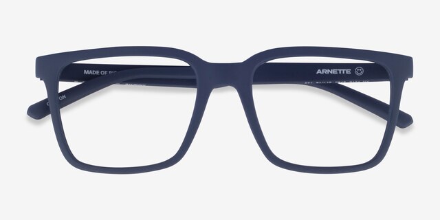 ARNETTE Geryon Matte Navy PlasticEyeglass Frames from EyeBuyDirect, Closed View