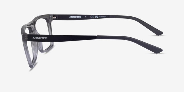 ARNETTE Murazzi Ii Clear Gray PlasticEyeglass Frames from EyeBuyDirect, Side View
