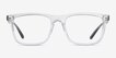 ARNETTE Montrose Clear Gray PlasticEyeglass Frames from EyeBuyDirect, Front View