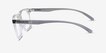ARNETTE Montrose Clear Gray PlasticEyeglass Frames from EyeBuyDirect, Side View