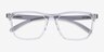ARNETTE Montrose Clear Gray PlasticEyeglass Frames from EyeBuyDirect, Closed View