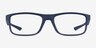 Oakley Plank 2.0 Matte Navy PlasticEyeglass Frames from EyeBuyDirect, Front View