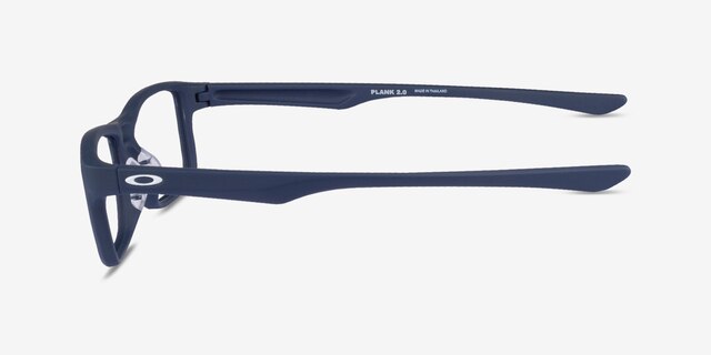 Oakley Plank 2.0 Matte Navy PlasticEyeglass Frames from EyeBuyDirect, Side View