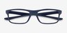Oakley Plank 2.0 Matte Navy PlasticEyeglass Frames from EyeBuyDirect, Closed View