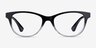 Oakley Plungeline TM Black PlasticEyeglass Frames from EyeBuyDirect, Front View