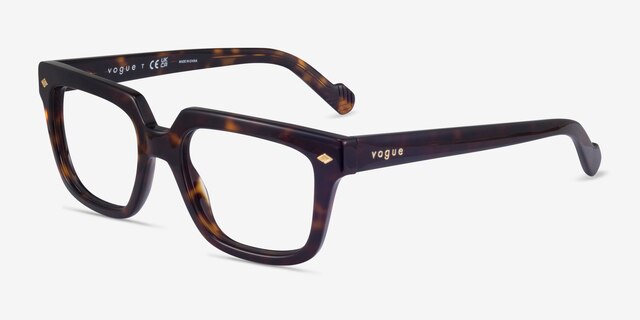 Vogue Eyewear VO5403 Tortoise AcetateEyeglass Frames from EyeBuyDirect, Angle View