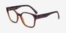 Vogue Eyewear VO5407 Matte Tortoise PlasticEyeglass Frames from EyeBuyDirect, Angle View