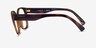 Vogue Eyewear VO5407 Matte Tortoise PlasticEyeglass Frames from EyeBuyDirect, Side View