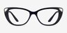 Vogue Eyewear VO5455 Black PlasticEyeglass Frames from EyeBuyDirect, Front View