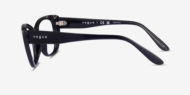 Vogue Eyewear VO5455 Black PlasticEyeglass Frames from EyeBuyDirect, Side View