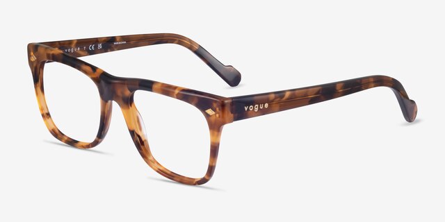 Vogue Eyewear VO5464 Tortoise AcetateEyeglass Frames from EyeBuyDirect, Angle View