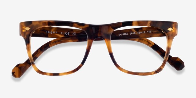 Vogue Eyewear VO5464 Tortoise AcetateEyeglass Frames from EyeBuyDirect, Closed View