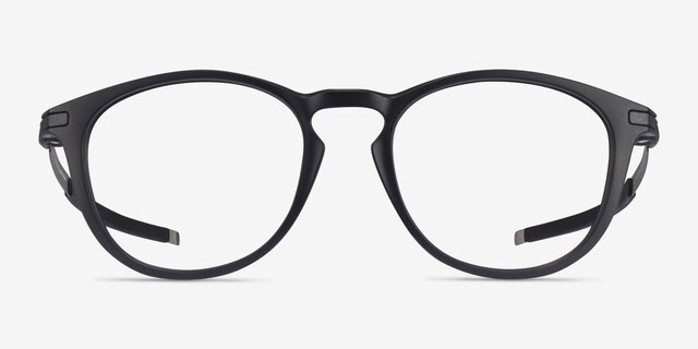 Oakley Pitchman R Matte Black PlasticEyeglass Frames from EyeBuyDirect, Front View
