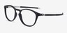 Oakley Pitchman R Matte Black PlasticEyeglass Frames from EyeBuyDirect, Angle View