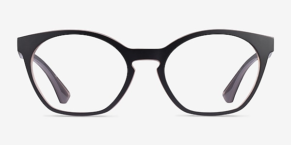 Oakley Tone Down Matte Clear Black Plastic Eyeglass Frames