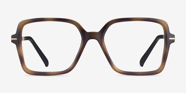 Oakley Sharp Line Matte Tortoise Plastic Eyeglass Frames