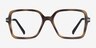 Oakley Sharp Line Matte Tortoise PlasticEyeglass Frames from EyeBuyDirect, Front View
