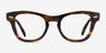 Ray-Ban RB0707V Clear Tortoise PlasticEyeglass Frames from EyeBuyDirect, Front View