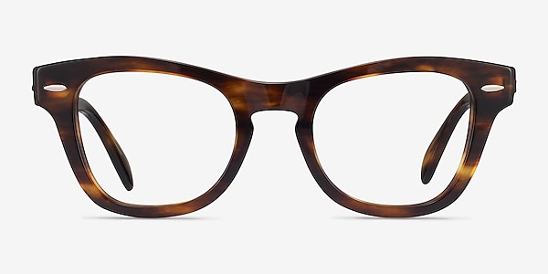 Ray-Ban RB0707V Clear Tortoise Plastic Eyeglass Frames