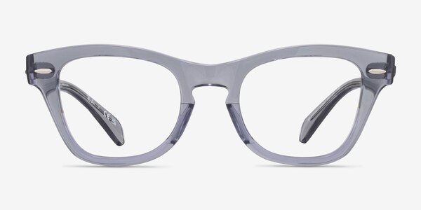 Ray-Ban RB0707V Clear Gray Plastic Eyeglass Frames