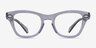 Ray-Ban RB0707V Clear Gray PlasticEyeglass Frames from EyeBuyDirect, Front View