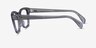 Ray-Ban RB0707V Clear Gray PlasticEyeglass Frames from EyeBuyDirect, Side View