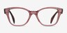 Ray-Ban RB0880 Clear Pink AcetateEyeglass Frames from EyeBuyDirect, Front View