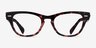 Ray-Ban RB2201V Laramie Pink Tortoise AcetateEyeglass Frames from EyeBuyDirect, Front View