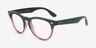 Ray-Ban RB4471V Iris Green Red PlasticEyeglass Frames from EyeBuyDirect, Angle View