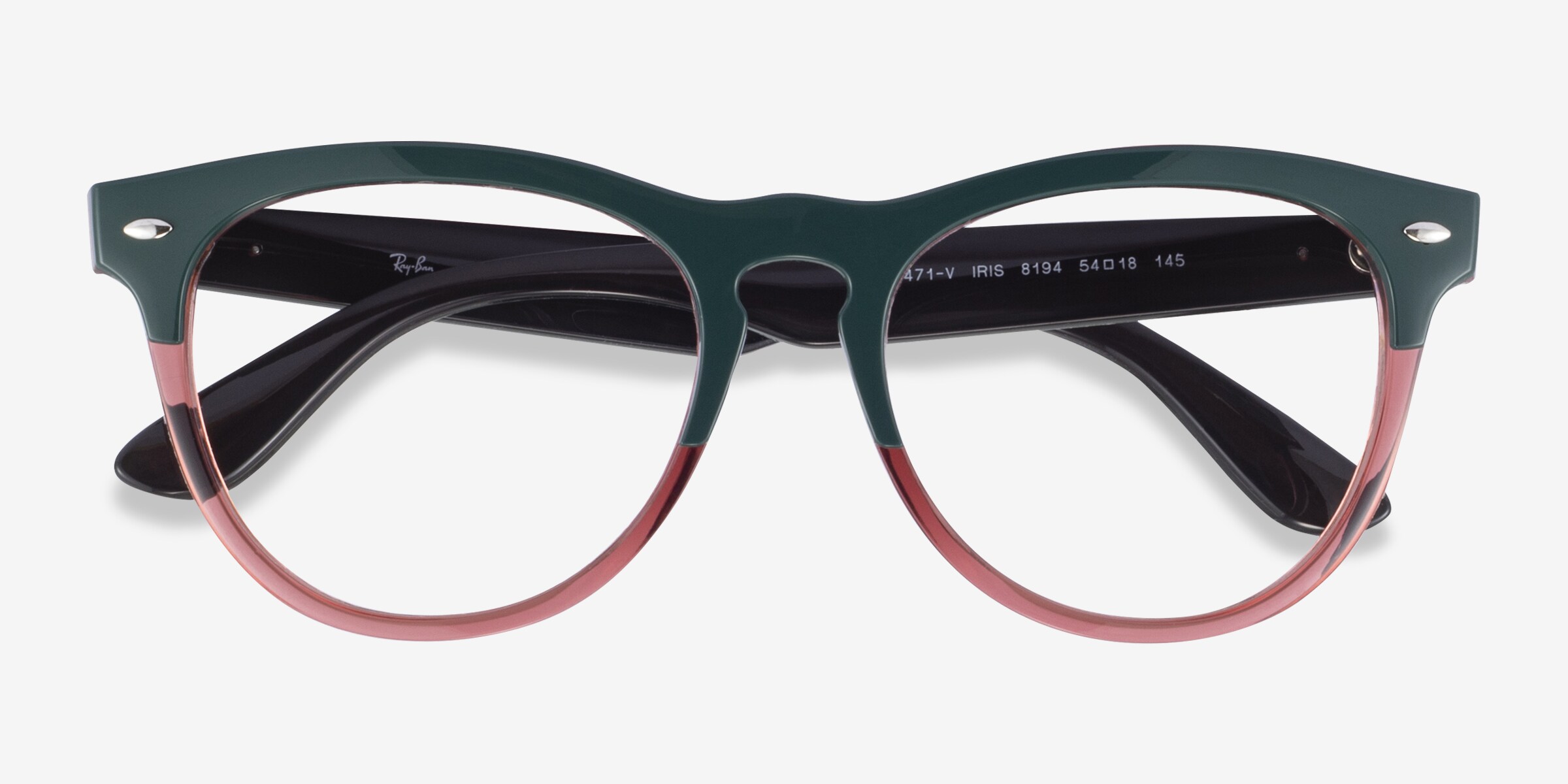 Ray-Ban RB4471V Iris - Round Black Frame Eyeglasses | Eyebuydirect