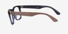 Ray-Ban RB4487V Steve Brown Dark Blue PlasticEyeglass Frames from EyeBuyDirect, Side View