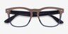 Ray-Ban RB4487V Steve Brown Dark Blue PlasticEyeglass Frames from EyeBuyDirect, Closed View