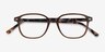 Ray-Ban RB5393 Leonard Clear Brown AcetateEyeglass Frames from EyeBuyDirect, Closed View