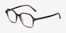 Ray-Ban RB5394 John Striped Gray Tortoise AcetateEyeglass Frames from EyeBuyDirect, Angle View