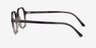 Ray-Ban RB5394 John Striped Gray Tortoise AcetateEyeglass Frames from EyeBuyDirect, Side View