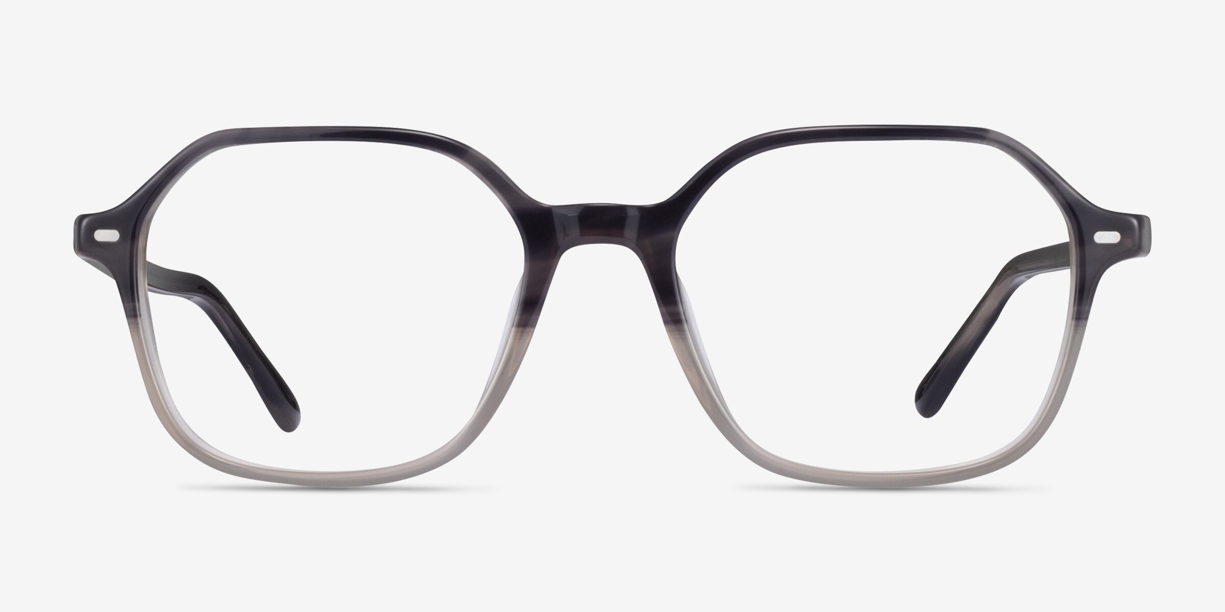 Ray-Ban RB5394 John - Square Gradient Brown Tortoise Frame Eyeglasses |  Eyebuydirect Canada