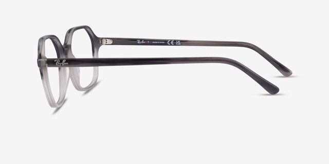 Ray-Ban RB5394 John Gray Clear Tortoise AcetateEyeglass Frames from EyeBuyDirect, Side View