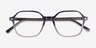 Ray-Ban RB5394 John Gray Clear Tortoise AcetateEyeglass Frames from EyeBuyDirect, Closed View