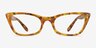 Ray-Ban RB5499 Lady Burbank Amber Tortoise AcetateEyeglass Frames from EyeBuyDirect, Front View