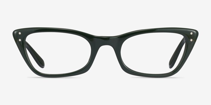 Ray-Ban RB5499 Lady Burbank Shiny Green Acetate Eyeglass Frames from EyeBuyDirect