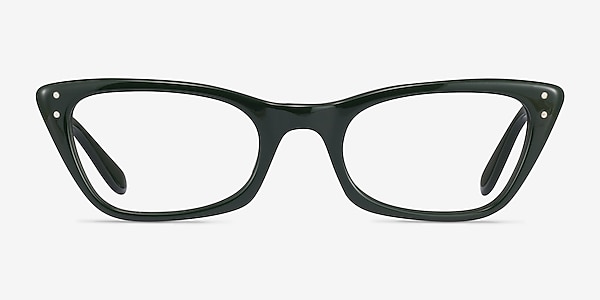 Ray-Ban RB5499 Lady Burbank Shiny Green Acetate Eyeglass Frames