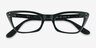 Ray-Ban RB5499 Lady Burbank Shiny Green AcetateEyeglass Frames from EyeBuyDirect, Closed View
