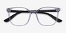 Vogue Eyewear VO5356 Clear PlasticEyeglass Frames from EyeBuyDirect, Closed View
